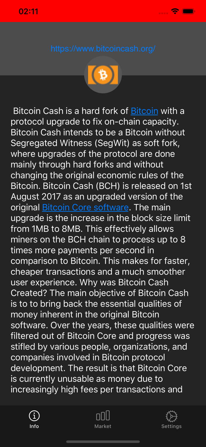 Bitcoin Cash Market Reports
