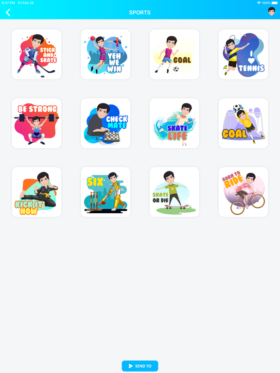 Avatar Maker for WhatsApp iPad screenshot 6 - Utilities app