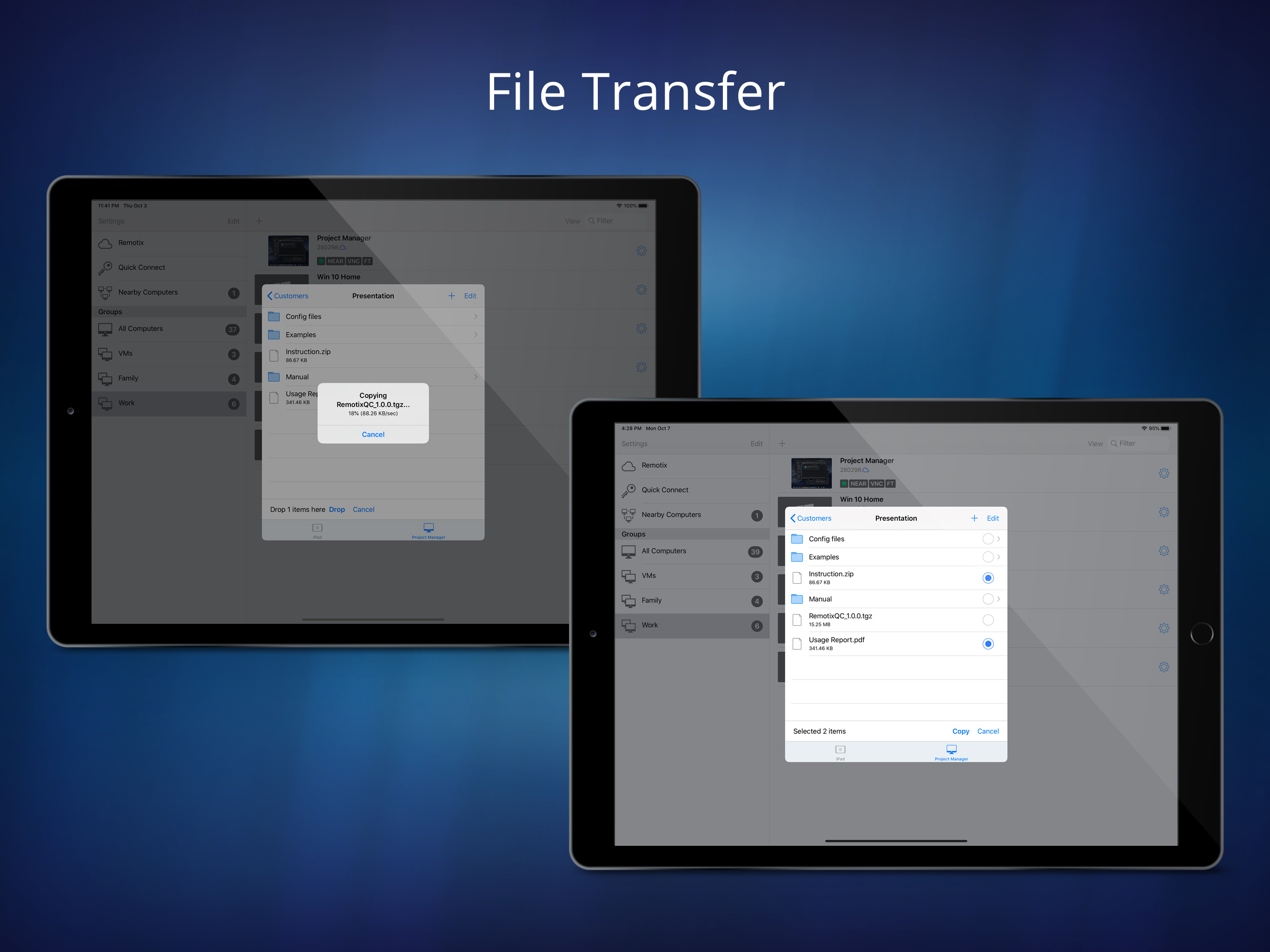 Remotix VNC, RDP & NEAR