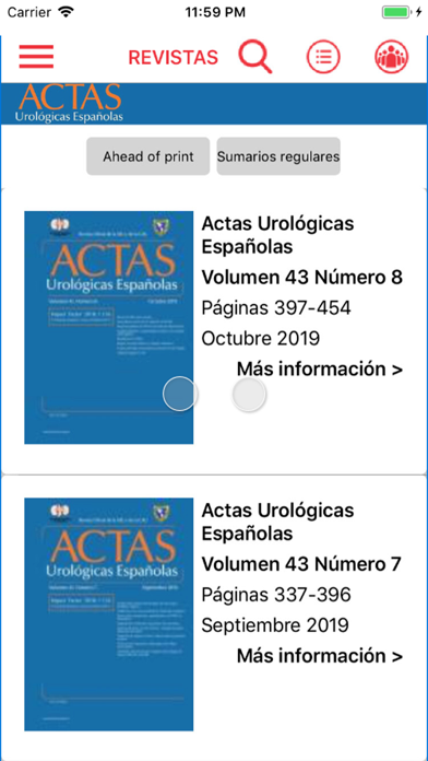 Screenshot #1 pour Actas Urológicas