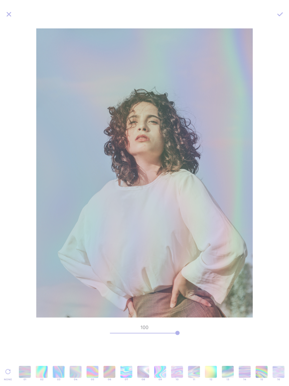 Minky's Iridescent Rainbow iPad screenshot 5 - Photo & Video app