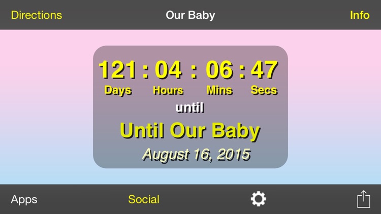 Our Baby Countdown