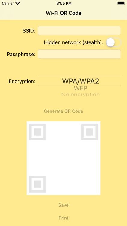 Wi-Fi QR Code