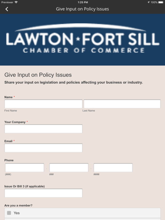 Screenshot #5 pour Lawton-Fort Sill Chamber