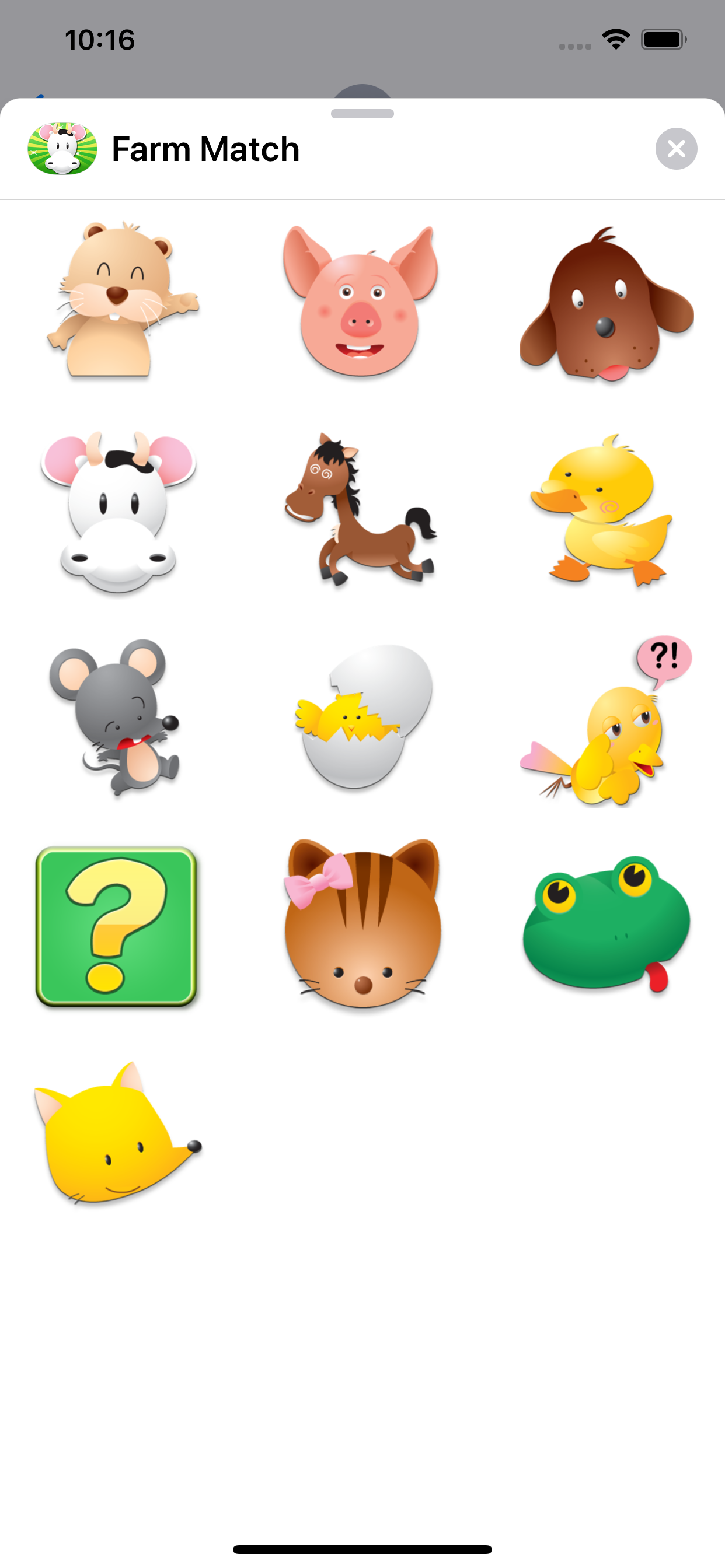 Farm Match for Kids & Toddlers