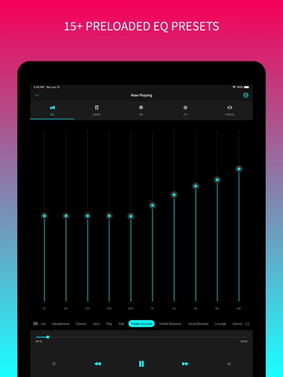 Screenshot #2 for Bass Booster & EQ Amplifier