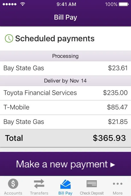 BankFinancial Mobile App