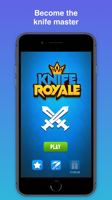 Knife Throw Royale: Hit Game Screenshot