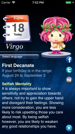 Game screenshot Horoscope HD+ hack