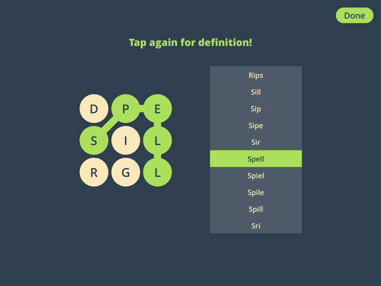 Spell Grid 2 : Jumble Letters iPad screenshot 5 - Games app