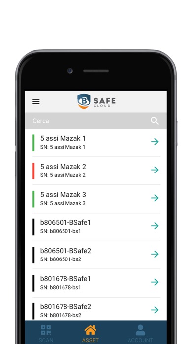 B-Safe Cloud Screenshot
