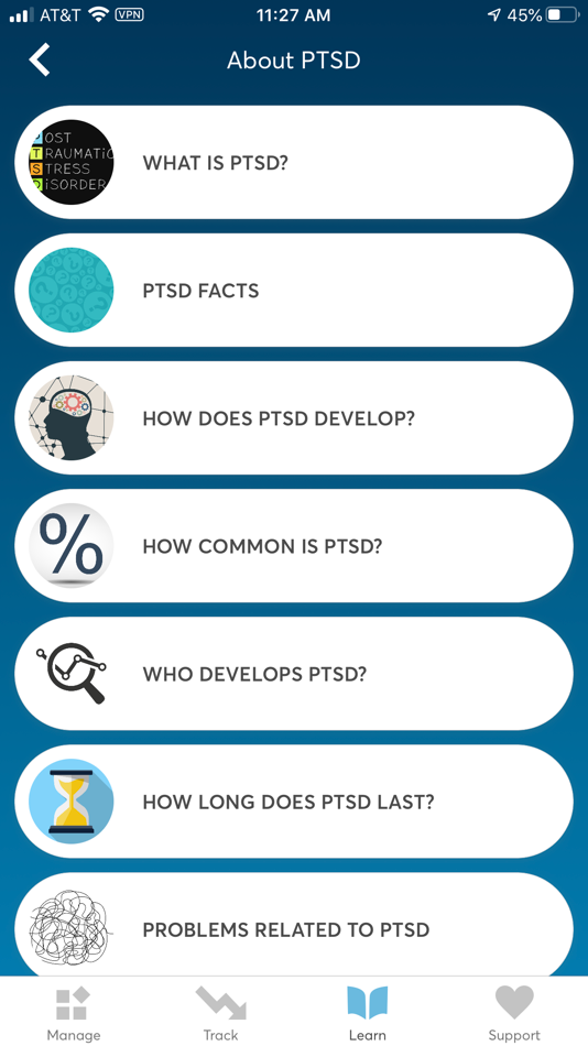 #6. PTSD Coach (iOS) Ved: US Department of Veterans Affairs (VA)