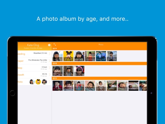 Baby Log iPad screenshot 4 - Medical app