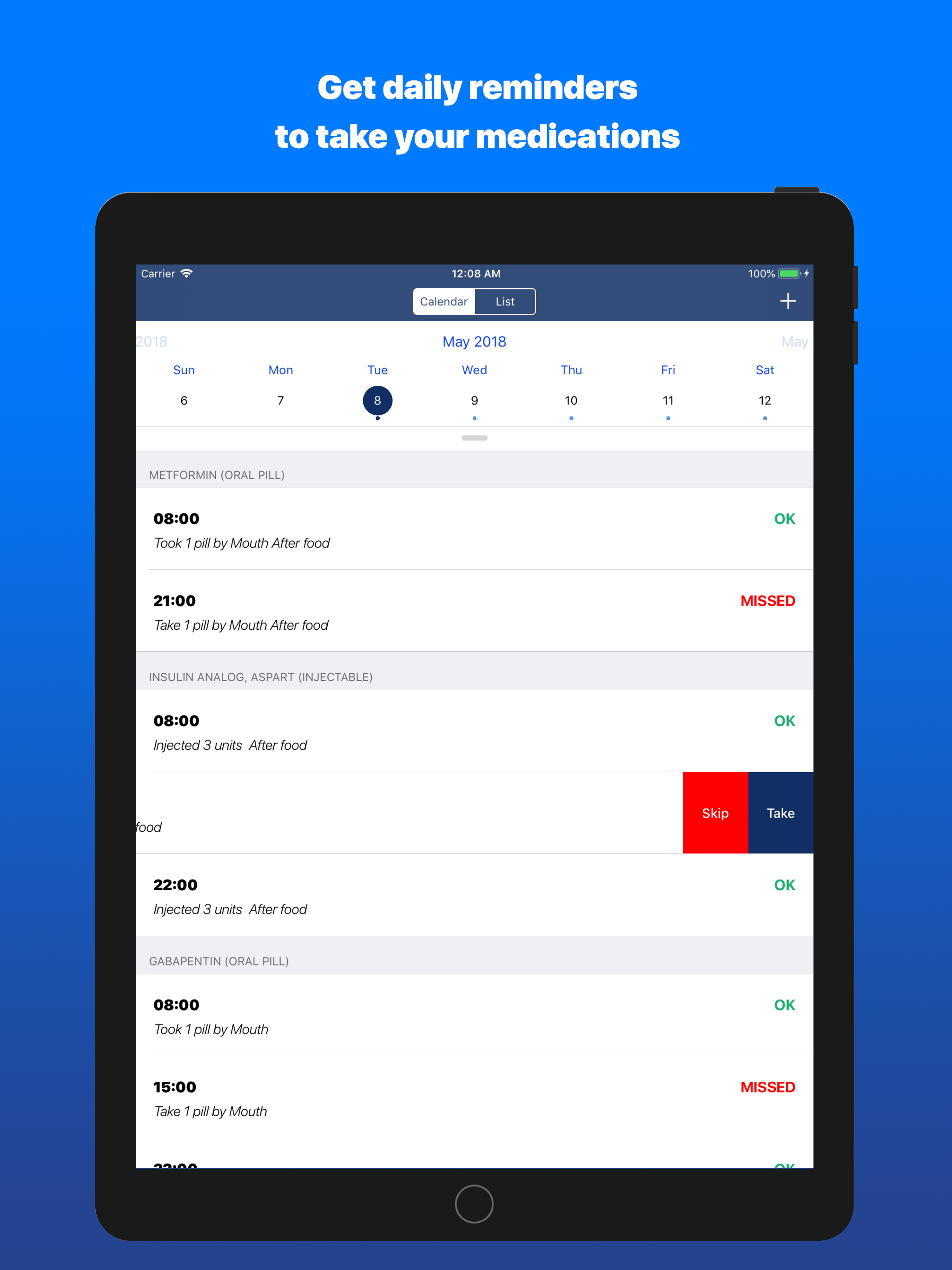 MedManage Daily Medication Log screenshot 7