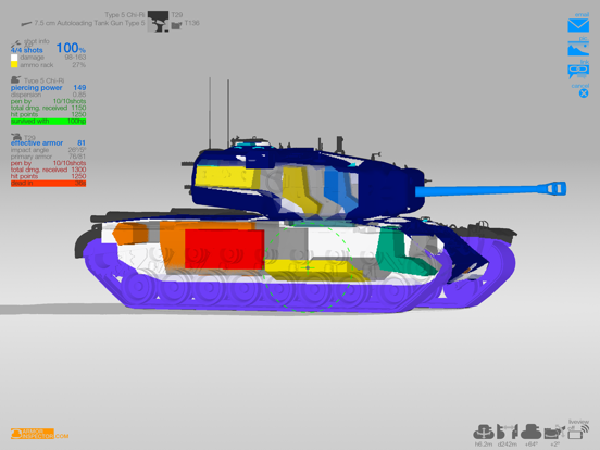 Armor Inspector: WoT PC,Blitz iPad app afbeelding 3