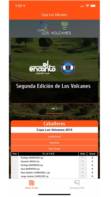 Copa Los Volcanes