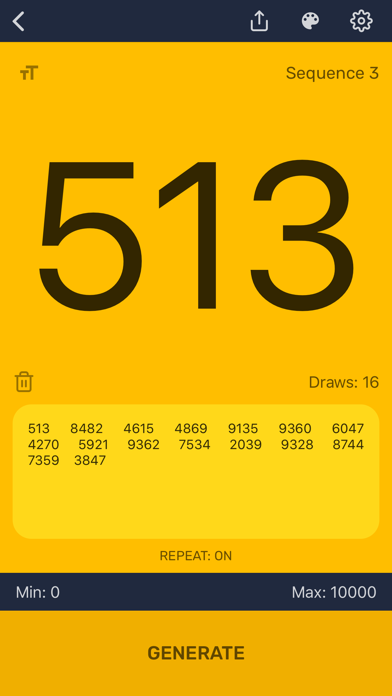 Random Number Generator - Pro screenshot 3