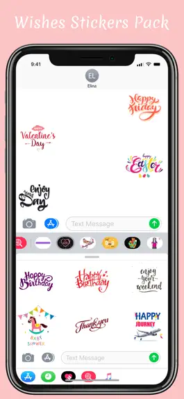 Game screenshot Wishes Stickers for iMessage mod apk