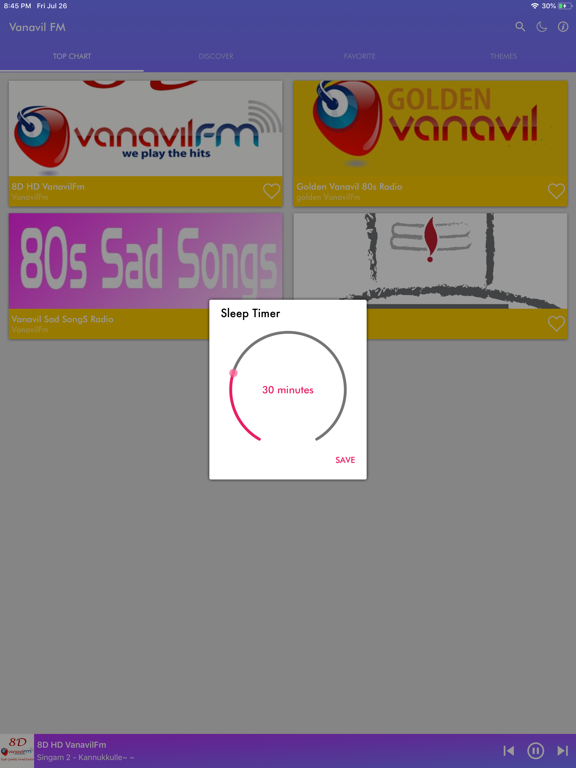 Vanavil FM iPad screenshot 3 - Entertainment app