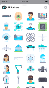 AI Stickers for iMessage screenshot