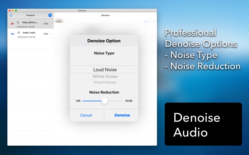 denoise audio - noise removal iphone screenshot 3