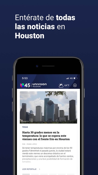 Univision 45 Houston Screenshot