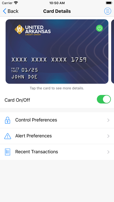 UAFCU SmartLock Screenshot