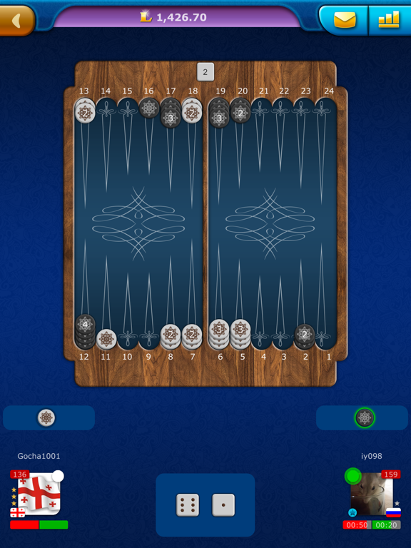 Screenshot #4 pour Online Backgammon LiveGames