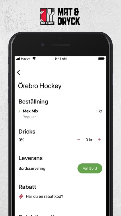 Örebro Hockey: Mat & Dryck