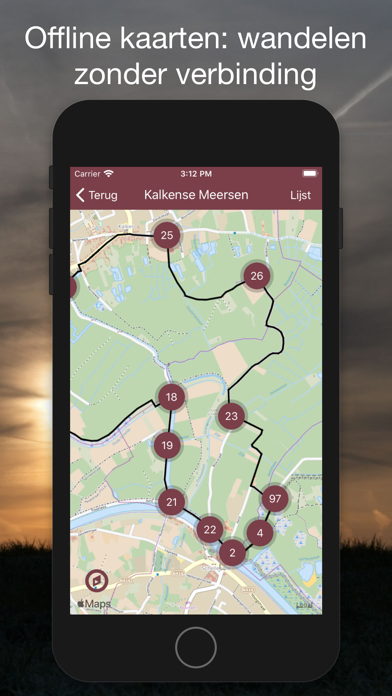 Wandelknooppunten: Vlaanderen Screenshot