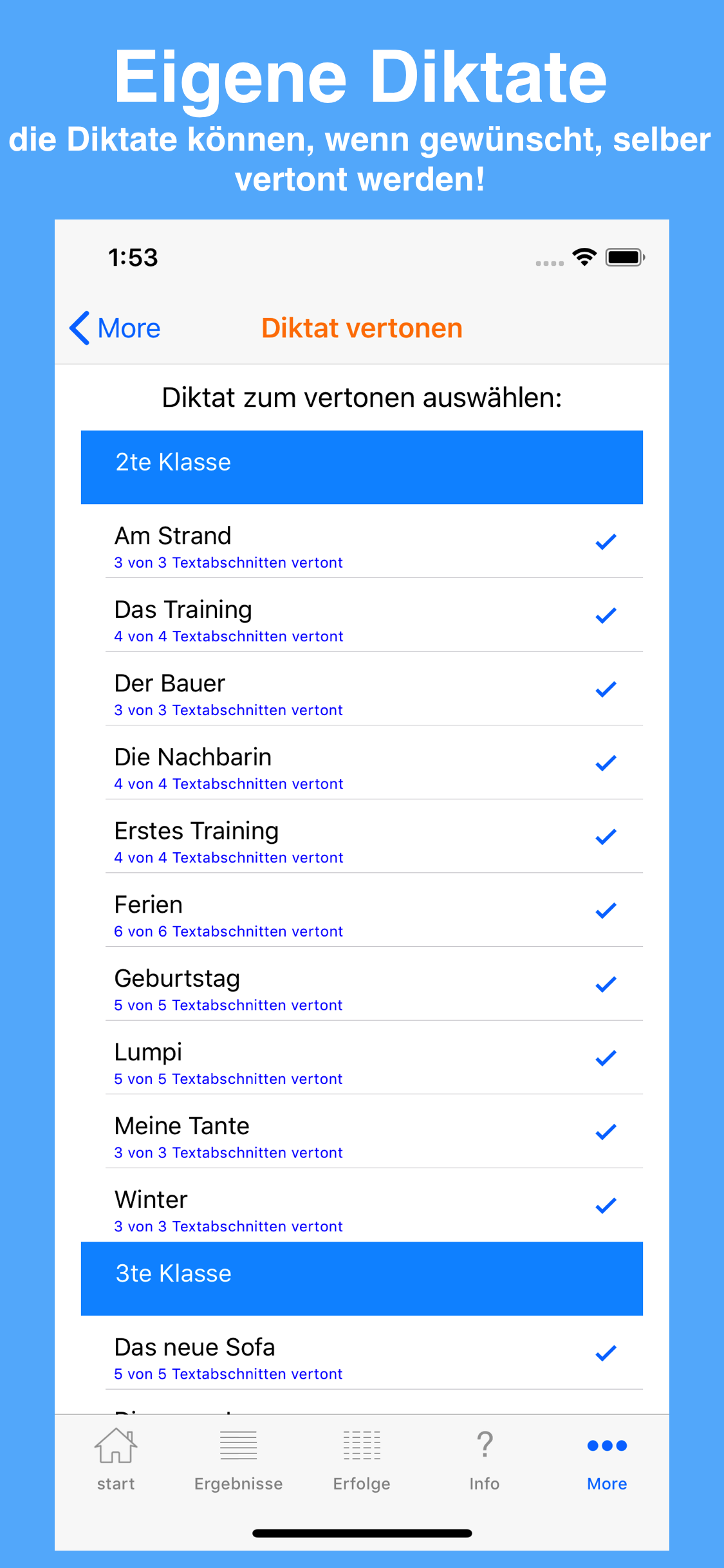 Diktat Trainer screenshot 8