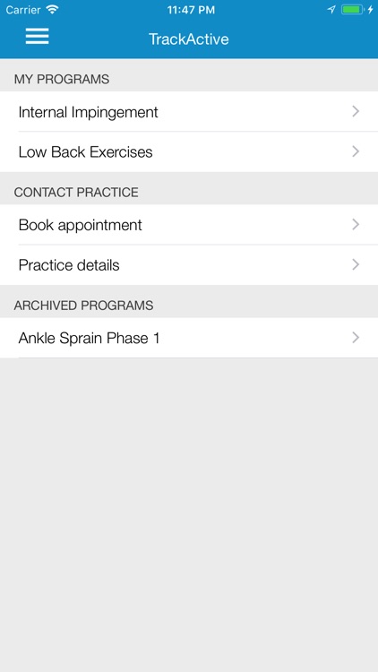 TrackActive Pro - Patient App