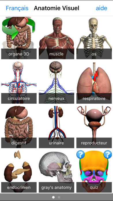 Screenshot #1 pour Anatomie Visuel