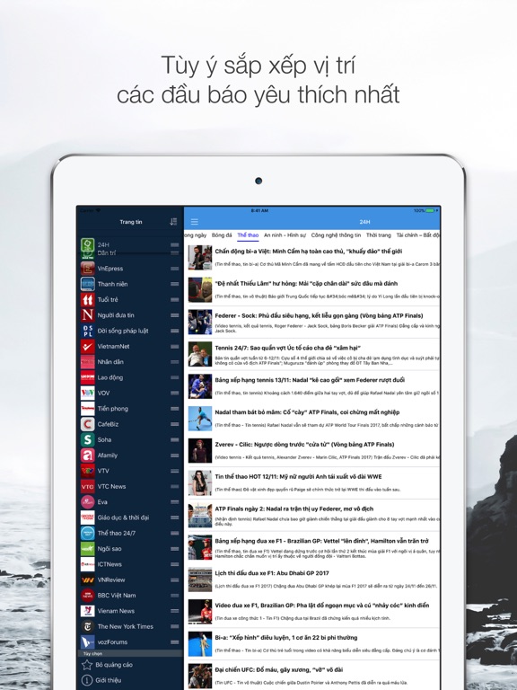 Điểm Báo iPad screenshot 5 - News app