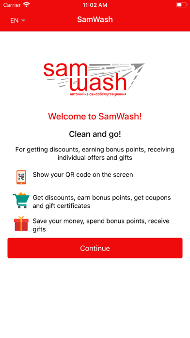 Samwash Screenshot