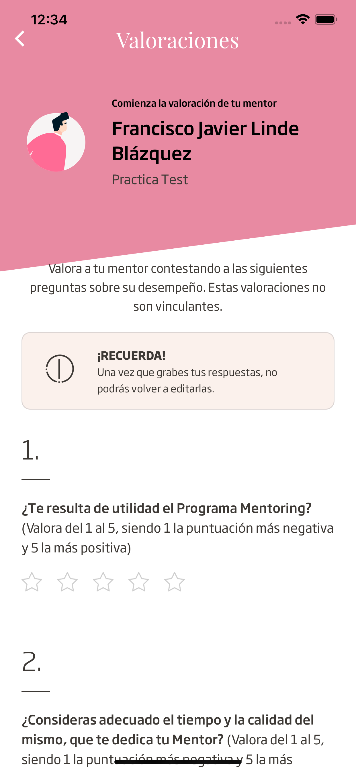 Minsait Mentoring screenshot 5