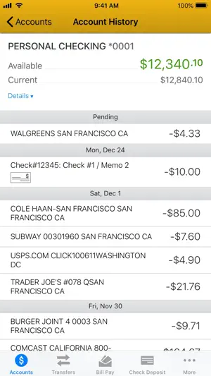 Wood & Huston Bank screenshot 3