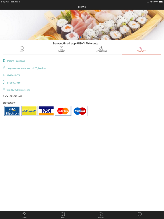 Screenshot #6 pour EMY Ristorante