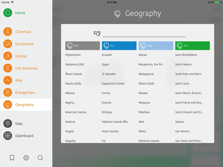 IHS Markit Connect for iPad