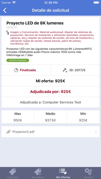 Proveedores screenshot-3