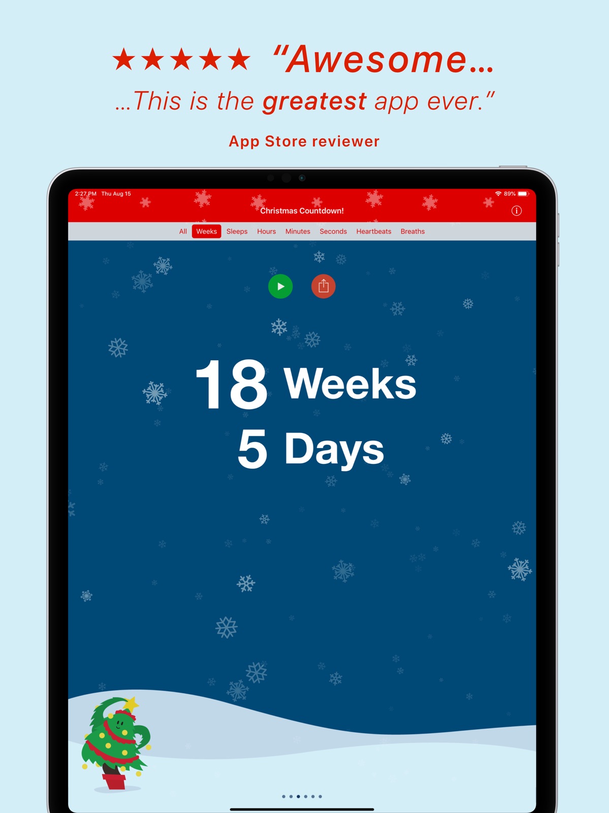 Christmas Countdown! ipad screenshot 3