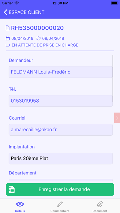 App screenshot