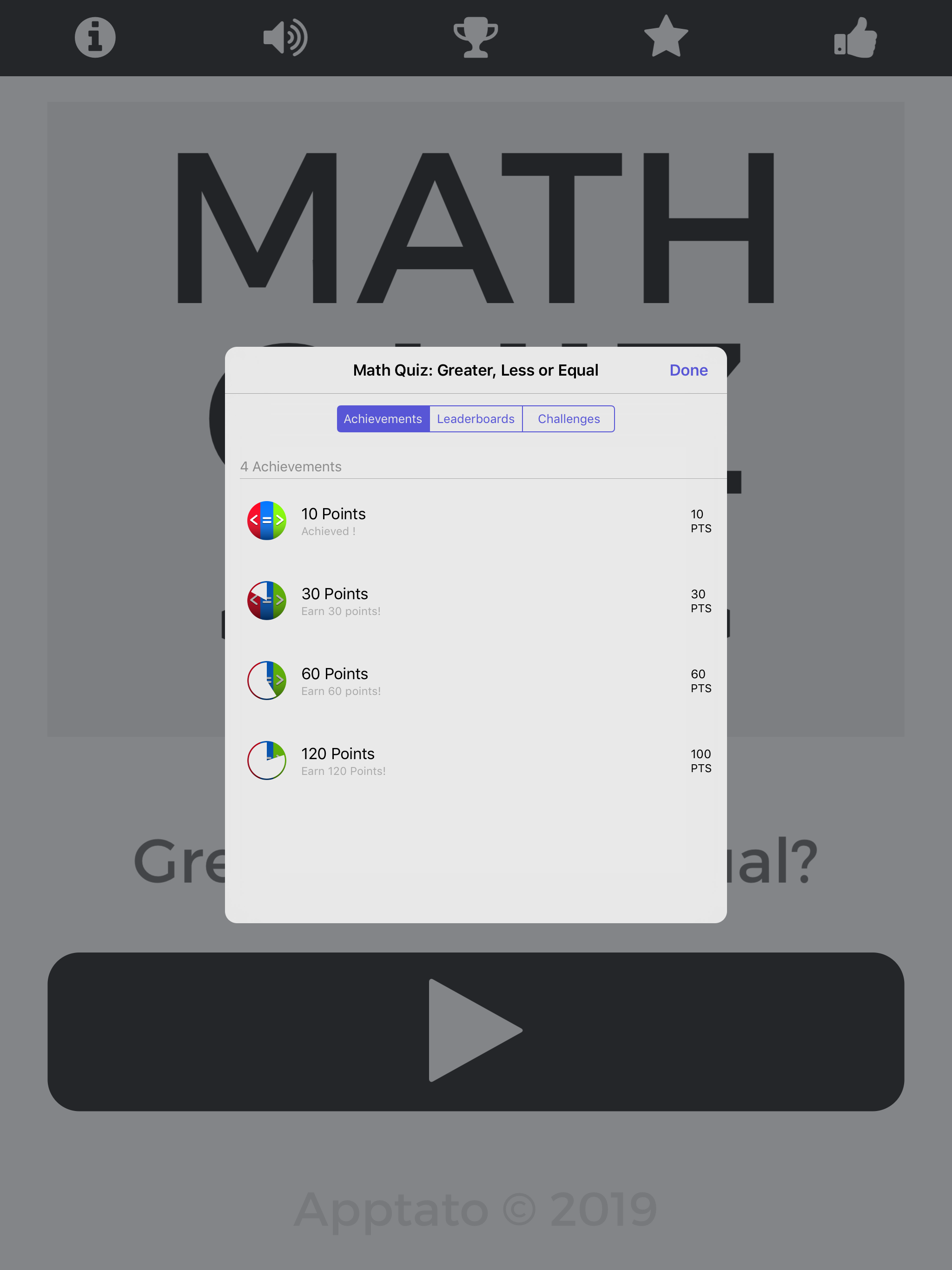 Math Inequality Quiz