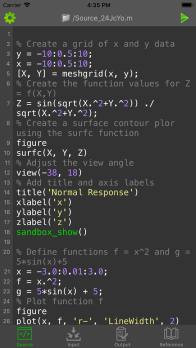 How to cancel & delete Madona: Run MATLAB/Octave code from iphone & ipad 1