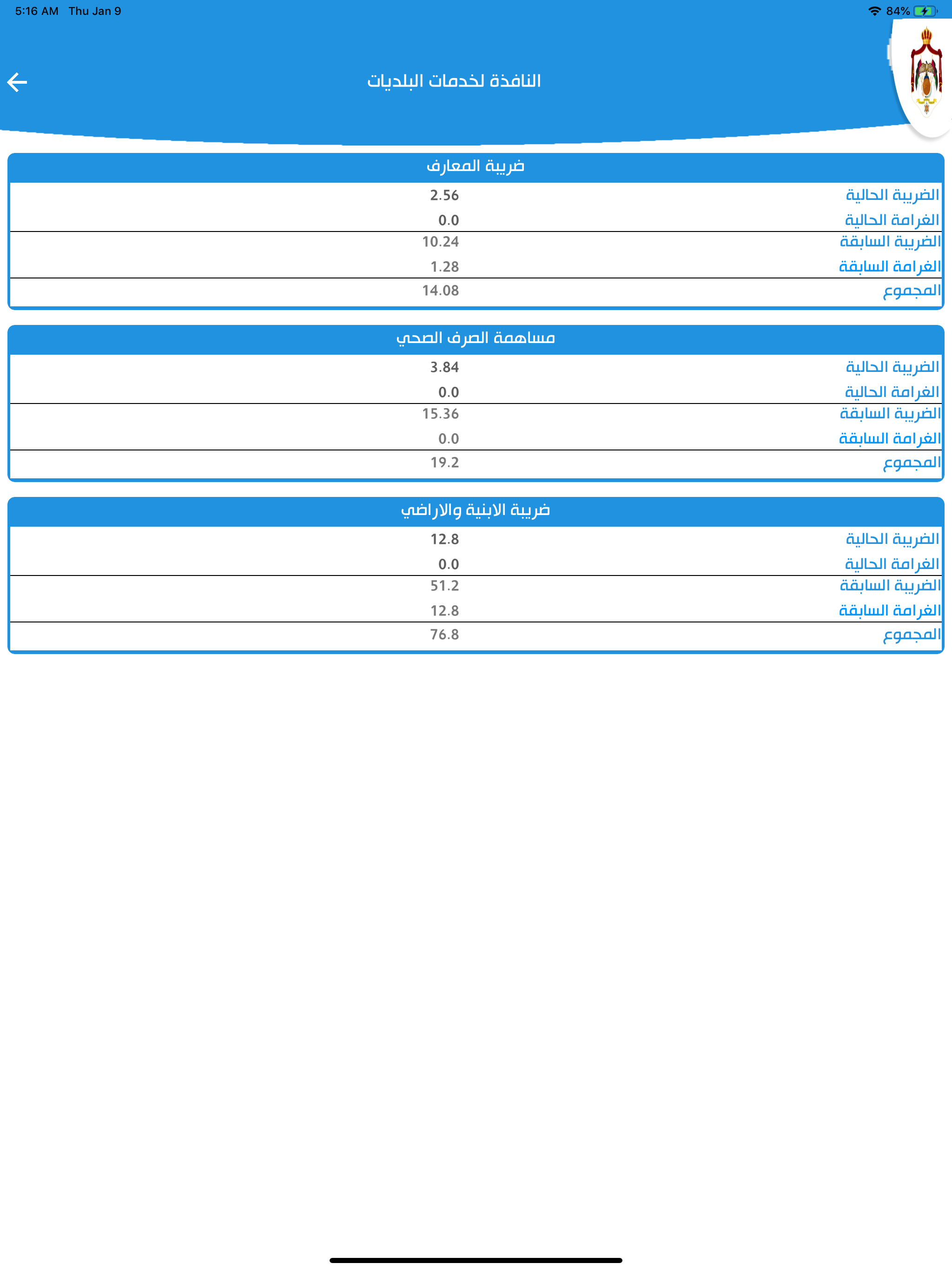 النافذة لخدمات البلديات