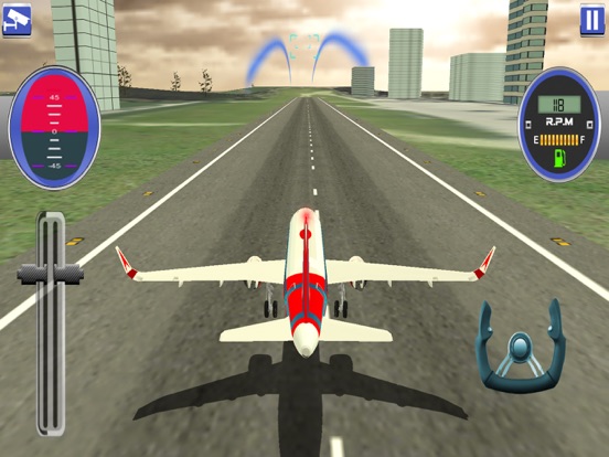 Screenshot #4 pour En volant Simulateur d'avion 3