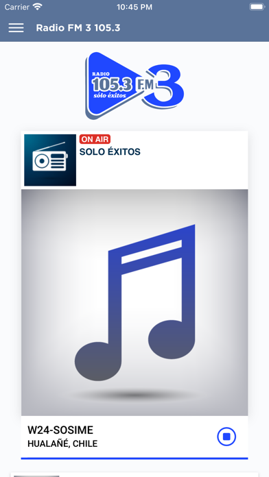 FM 3 105.3 Screenshot