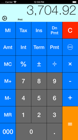 RECalc Pro screenshot