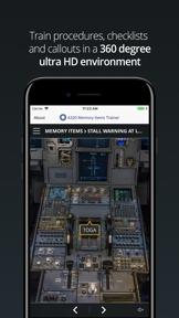 A320 Memory Items Trainer screenshot