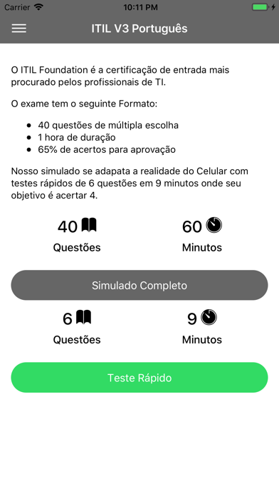 How to cancel & delete Simulado ITIL Português from iphone & ipad 1